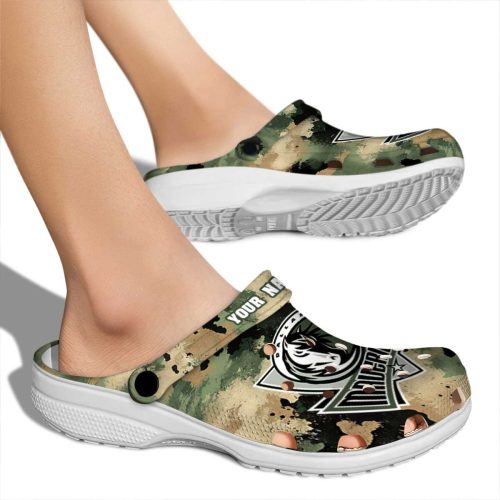 custom dallas mavericks camouflage craze clog fashion forward