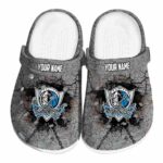 custom dallas mavericks cracked ground texture clog best selling