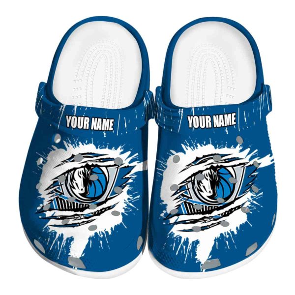 custom dallas mavericks splash motif background clog best selling