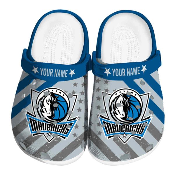 custom dallas mavericks star spangled graphic clog best selling
