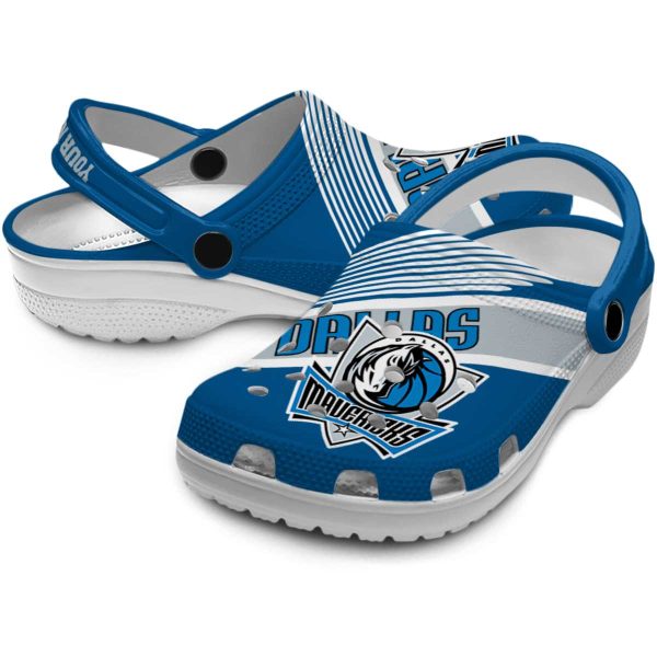custom dallas mavericks vibrant dual tone clog high quality