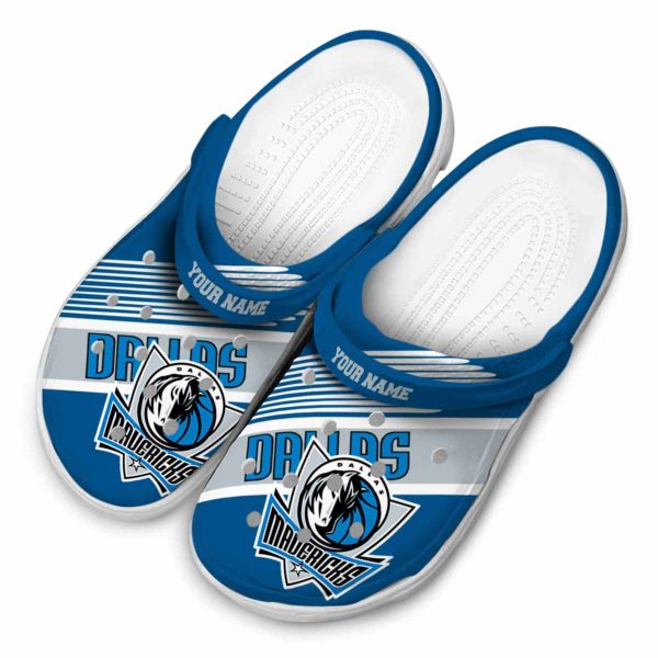 custom dallas mavericks vibrant dual tone clog latest model