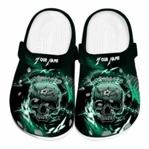 custom dallas stars gothic skull clog best selling