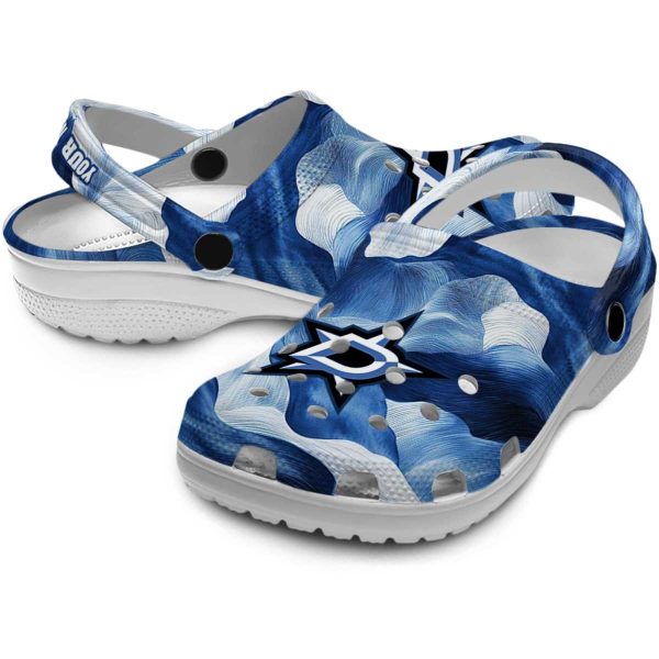 custom dallas stars ocean waves clog high quality