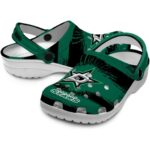 custom dallas stars paint splatter graphics clog best selling 1
