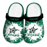 custom dallas stars splash art clog best selling