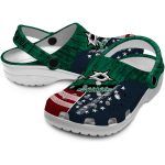 custom dallas stars star spangled side pattern clog best selling