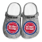 custom detroit pistons cracked texture clog best selling