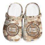 custom detroit pistons desert camo clog best selling