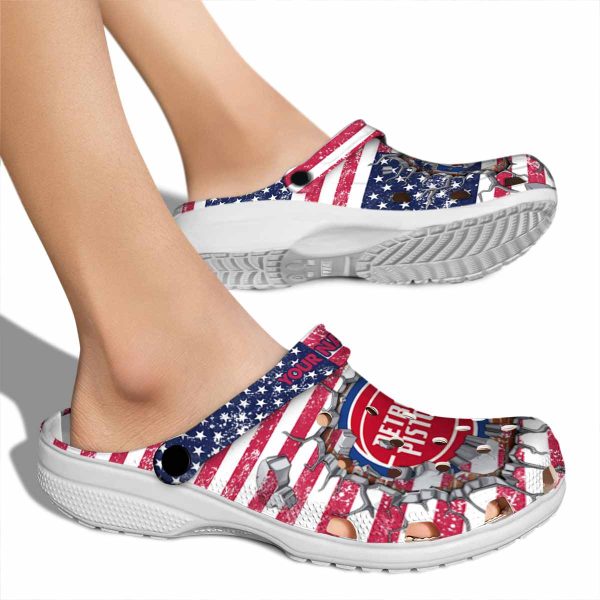 custom detroit pistons freedom splinter clog fashion forward
