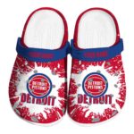 custom detroit pistons splash art clog best selling