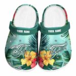 custom detroit red wings tropical vibes clog best selling