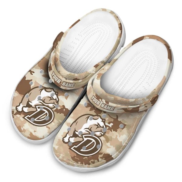 custom drake bulldogs desert camo clog latest model