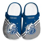 custom drake bulldogs striped accents clog best selling