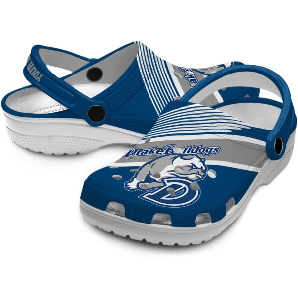 custom drake bulldogs vibrant dual tone clog high quality