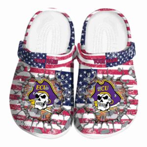 custom east carolina pirates freedom splinter clog best selling