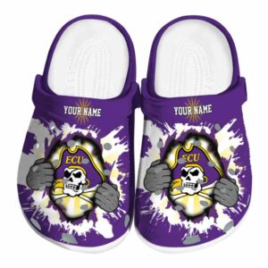 custom east carolina pirates gripping hand clog best selling