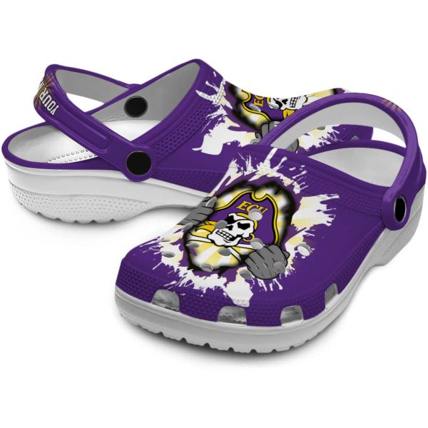 custom east carolina pirates gripping hand clog high quality