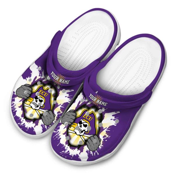 custom east carolina pirates gripping hand clog latest model