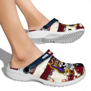 custom east carolina pirates patriotic stripes clog fashion forward