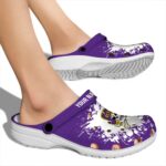 custom east carolina pirates splatter background clog best selling