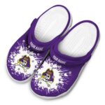 custom east carolina pirates splatter background clog best selling