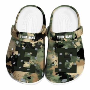 custom eastern michigan eagles camouflage craze clog best selling