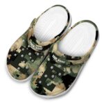 custom eastern michigan eagles camouflage craze clog best selling