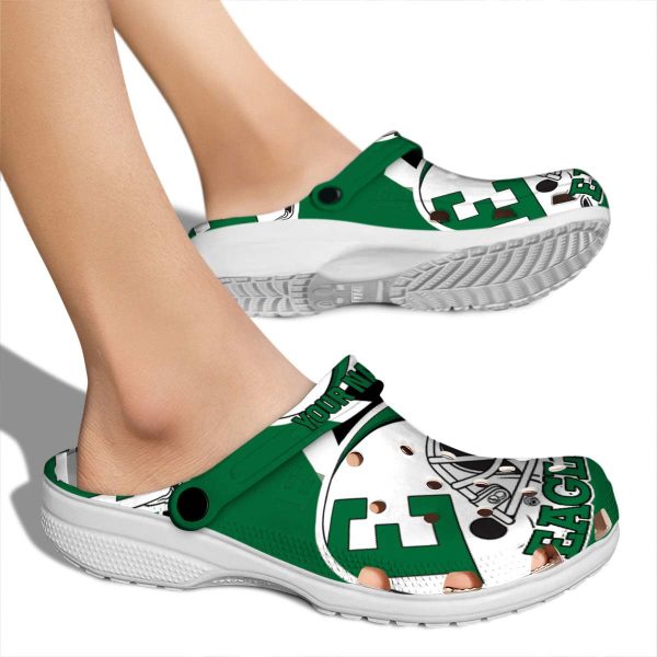 custom eastern michigan eagles football helmet clog fashion forward
