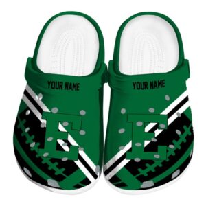 custom eastern michigan eagles football motif clog best selling