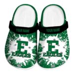 custom eastern michigan eagles splash art clog best selling