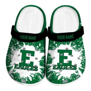 custom eastern michigan eagles splash art clog best selling