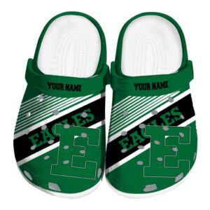 custom eastern michigan eagles vibrant dual tone clog best selling