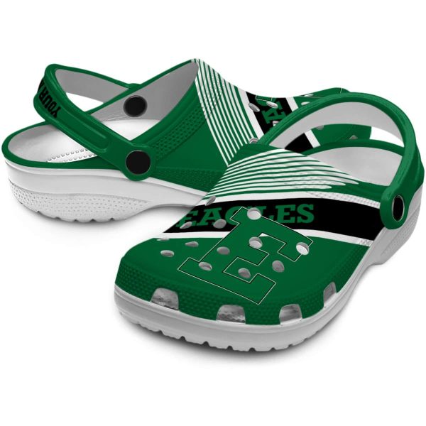 custom eastern michigan eagles vibrant dual tone clog high quality