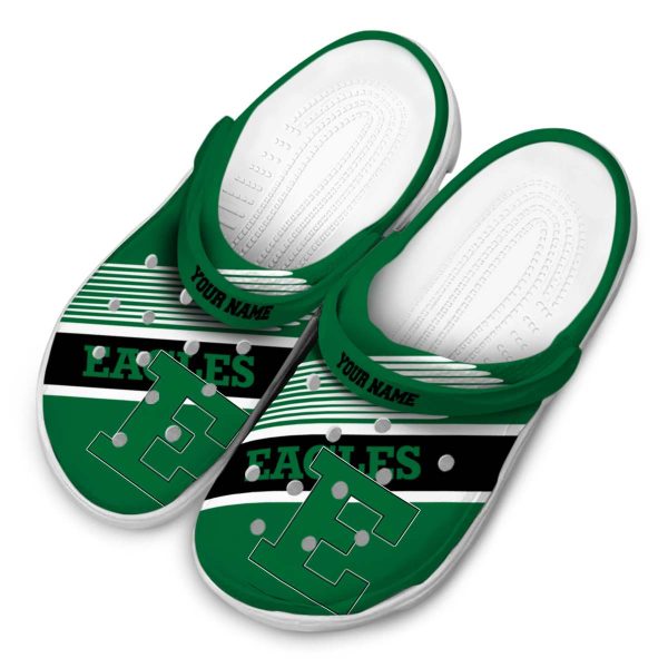 custom eastern michigan eagles vibrant dual tone clog latest model