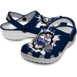 custom edmonton oilers gripping hand clog best selling