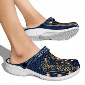 custom fiu panthers contrasting stripes clog fashion forward