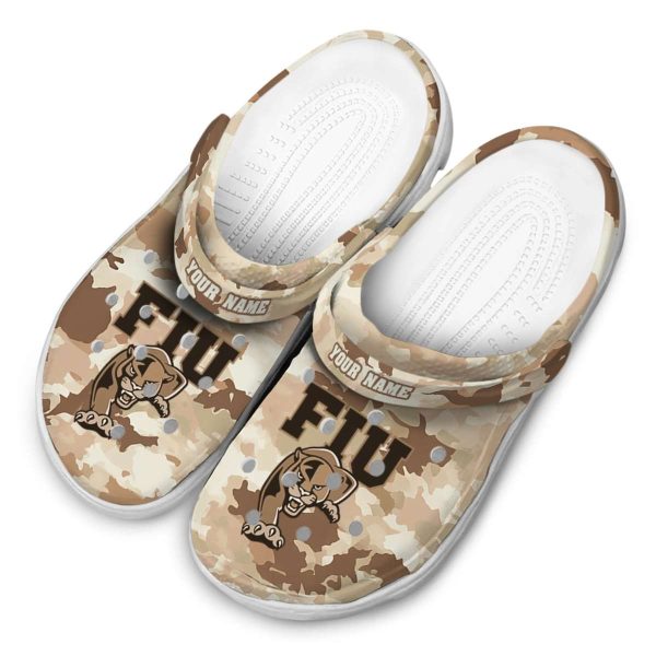 custom fiu panthers desert camo clog latest model