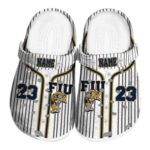 custom fiu panthers pinstripe pattern clog best selling