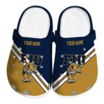 custom fiu panthers striped accents clog best selling