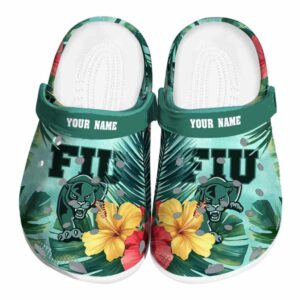 custom fiu panthers tropical vibes clog best selling
