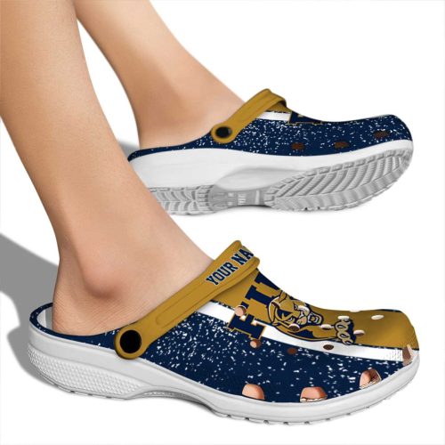 custom fiu panthers vertical stripes clog fashion forward