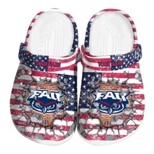 custom florida atlantic owls freedom splinter clog best selling