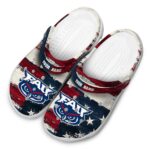 custom florida atlantic owls patriotic stripes clog best selling