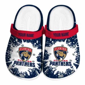 custom florida panthers splash art clog best selling