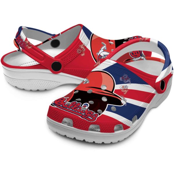 custom fresno state bulldogs baseball helmet clog high quality