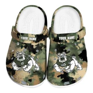 custom fresno state bulldogs camouflage craze clog best selling