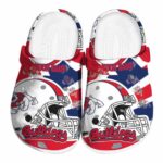 custom fresno state bulldogs football helmet clog best selling