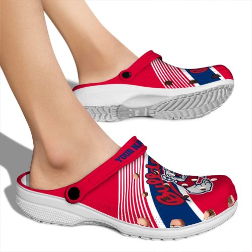 custom fresno state bulldogs vibrant dual tone clog fashion forward