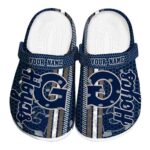 custom georgetown hoyas contrasting stripes clog best selling